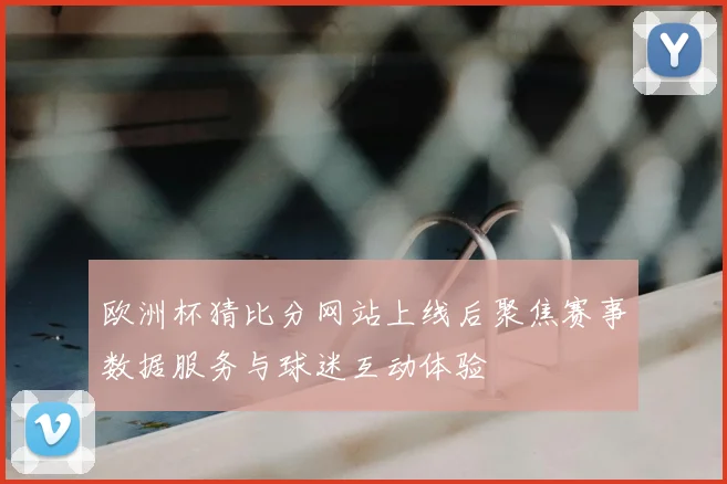 欧洲杯猜比分网站上线后聚焦赛事数据服务与球迷互动体验